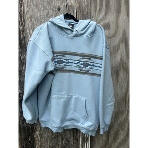 Outback Trading Co Southwestern Aztec Hoodie XL Western Cowboy Ranch Pullover